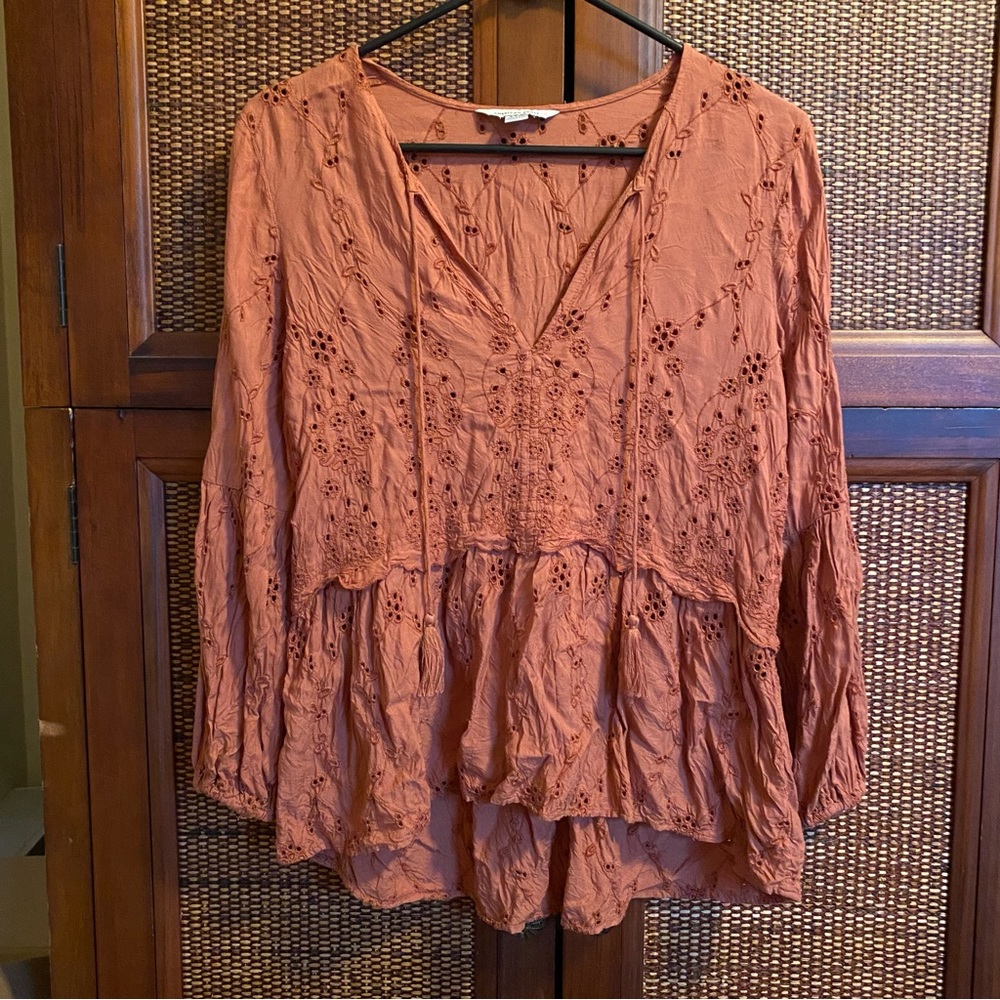 Mauve American Eagle Blouse